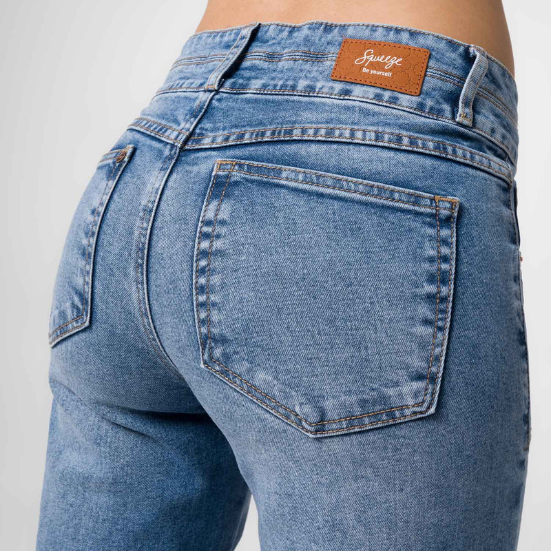 PANTALON MODA DHAILAH DENIM STRETCH MUJER - 5