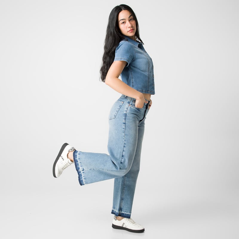 PANTALON MODA AHILENN DENIM STRETCH MUJER - 2