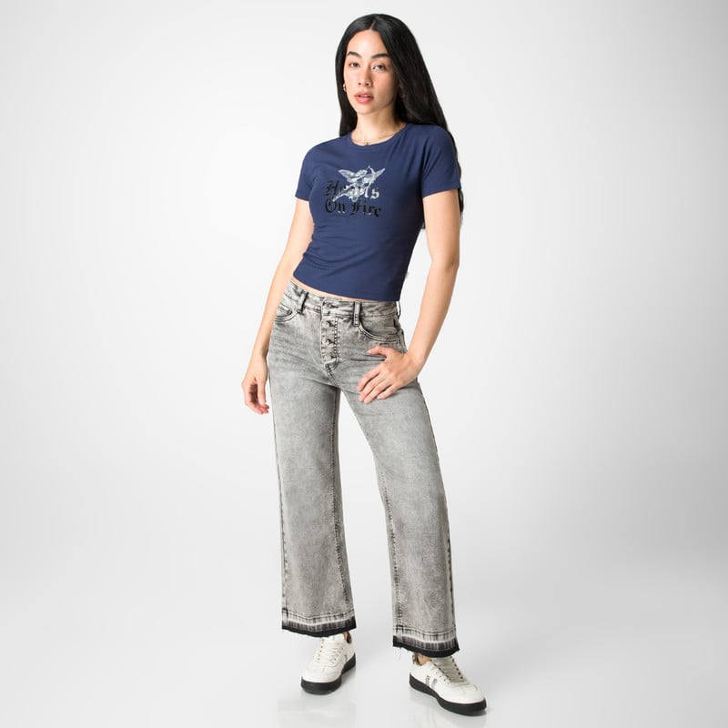 PANTALON MODA AHILENN DENIM STRETCH MUJER - 2