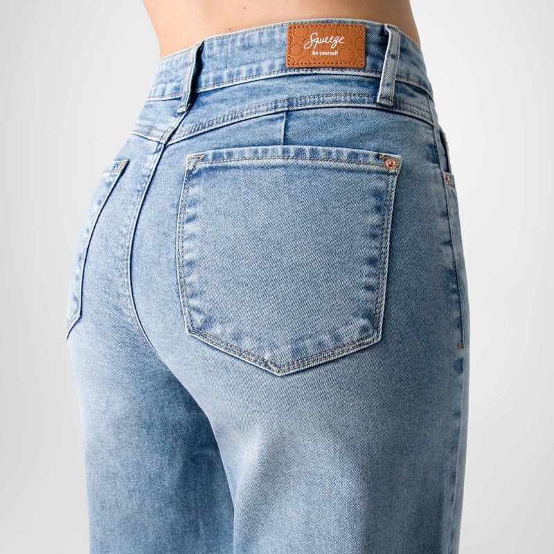 PANTALON MODA AHILENN DENIM STRETCH MUJER - 5
