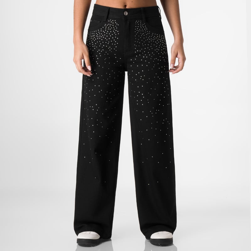 PANTALON MODA MAKIRA DENIM STRETCH MUJER - 1