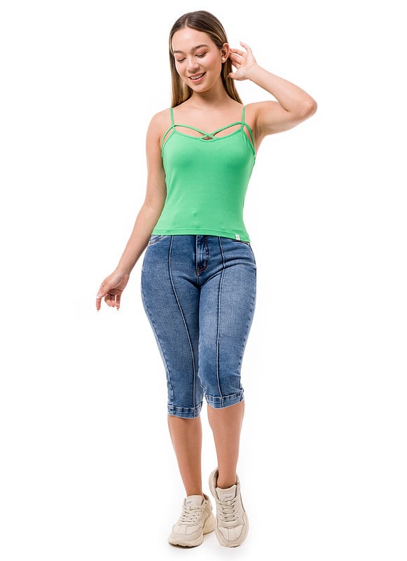 PANTALON MODA LICELI COMFORT DENIM STRETCH MUJER - 2