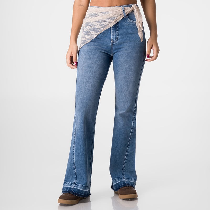 PANTALON MODA NITARI DENIM STRETCH MUJER - 1