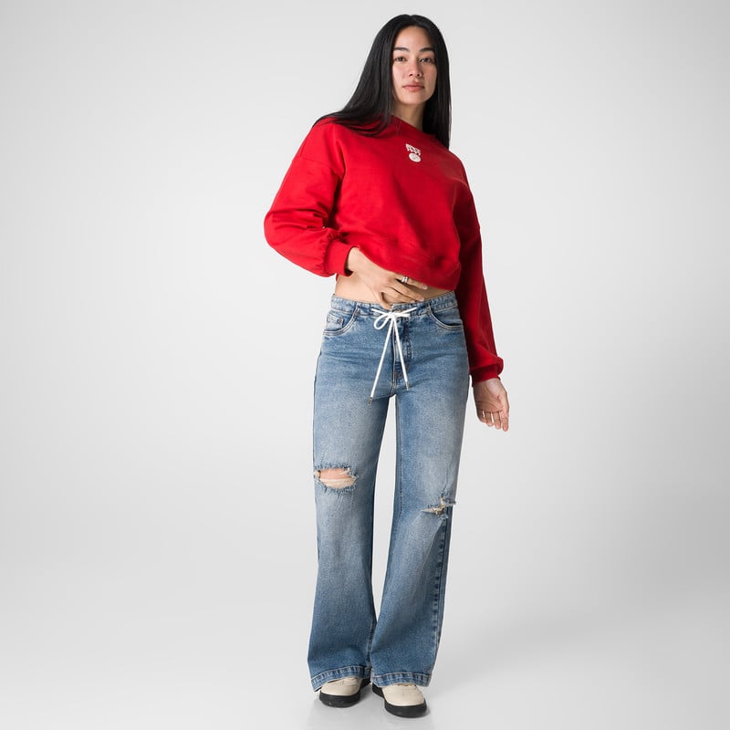 PANTALON MODA MELEAH DENIM STRETCH MUJER - 2