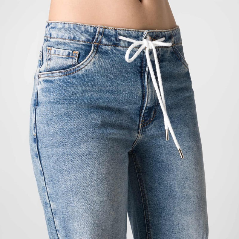 PANTALON MODA MELEAH DENIM STRETCH MUJER - 4