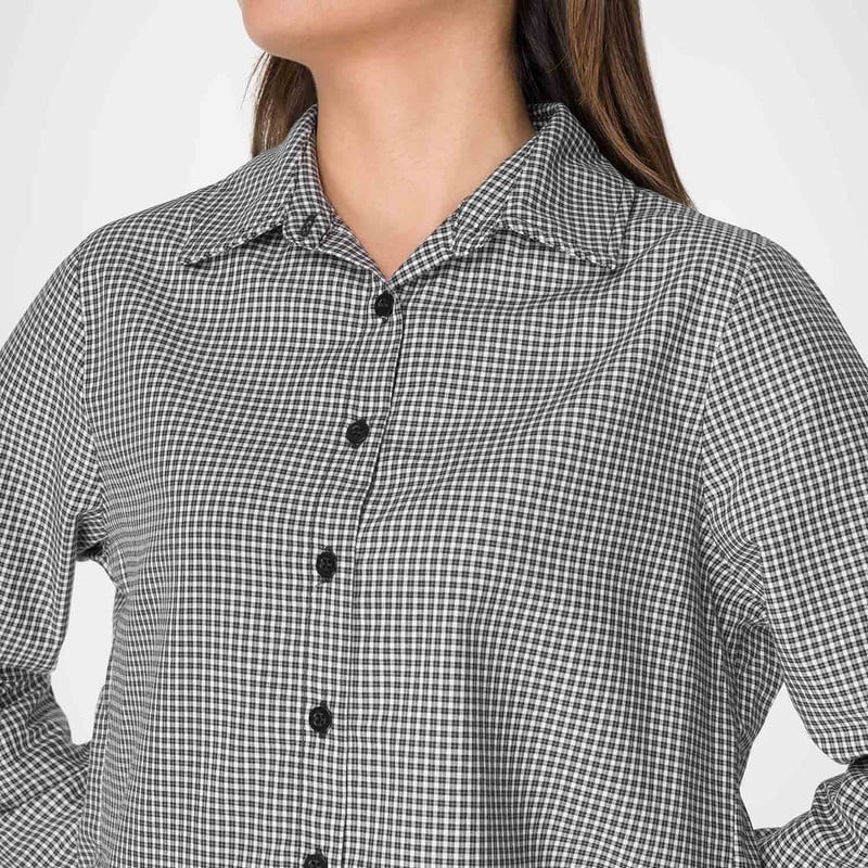 BLUSA MODA AVELLINA CUADROS MUJER - 4