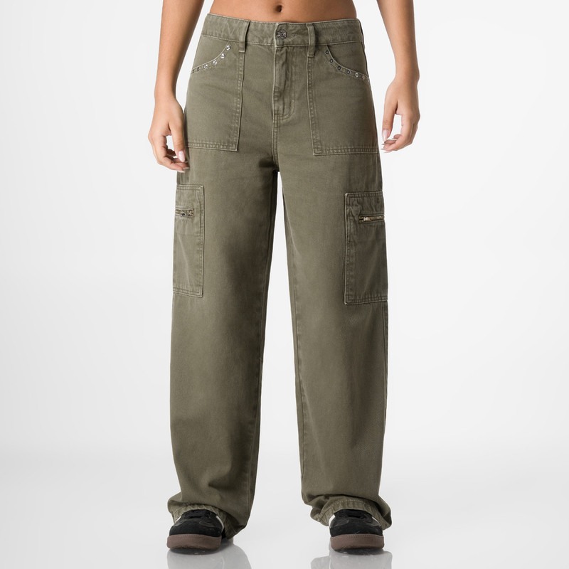 PANTALON CARGO ARIKA DRILL MUJER - 1
