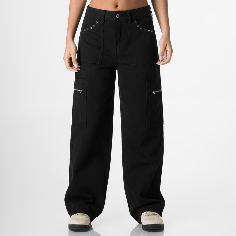 PANTALON CARGO ARIKA DRILL MUJER - 1