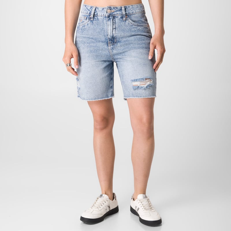 CROPPED JORTS SUKHA DENIM MUJER - 1