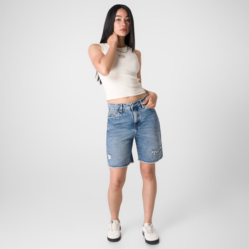 CROPPED JORTS SUKHA DENIM MUJER - 2