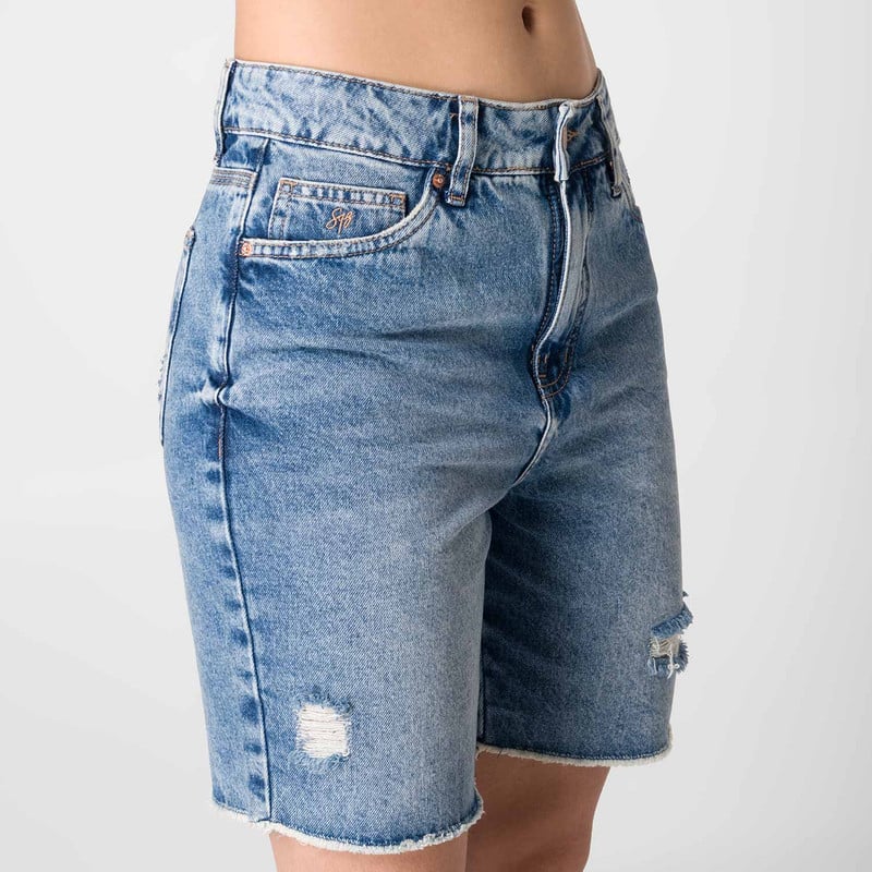 CROPPED JORTS SUKHA DENIM MUJER - 4
