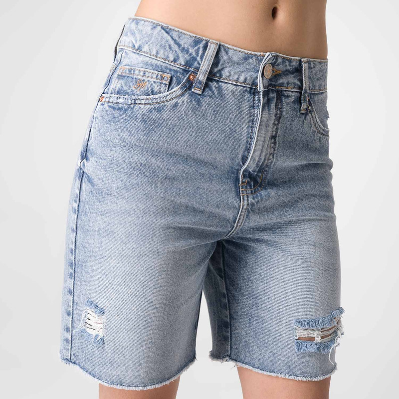CROPPED JORTS SUKHA DENIM MUJER - 4