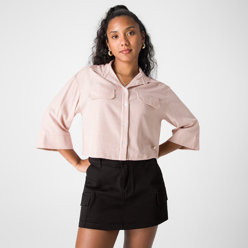 BLUSA MODA CALSIA LISTADA MUJER - 1