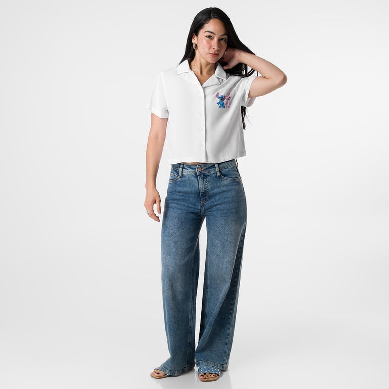 BLUSA MODA NATASHA-DISNEY POPELINA MUJER - 2