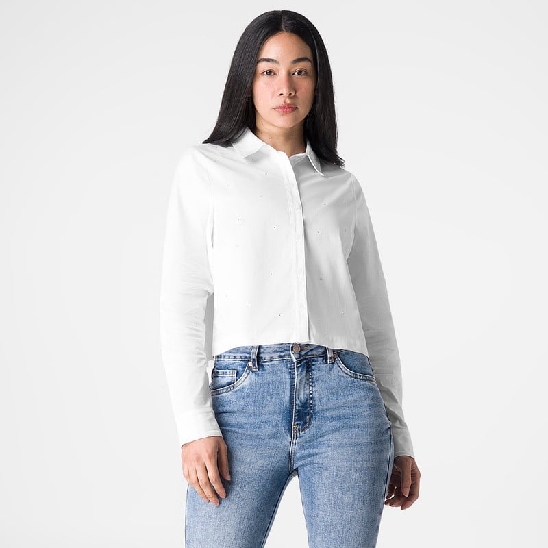 BLUSAS POPELINA MUJER PAUSIA - 1