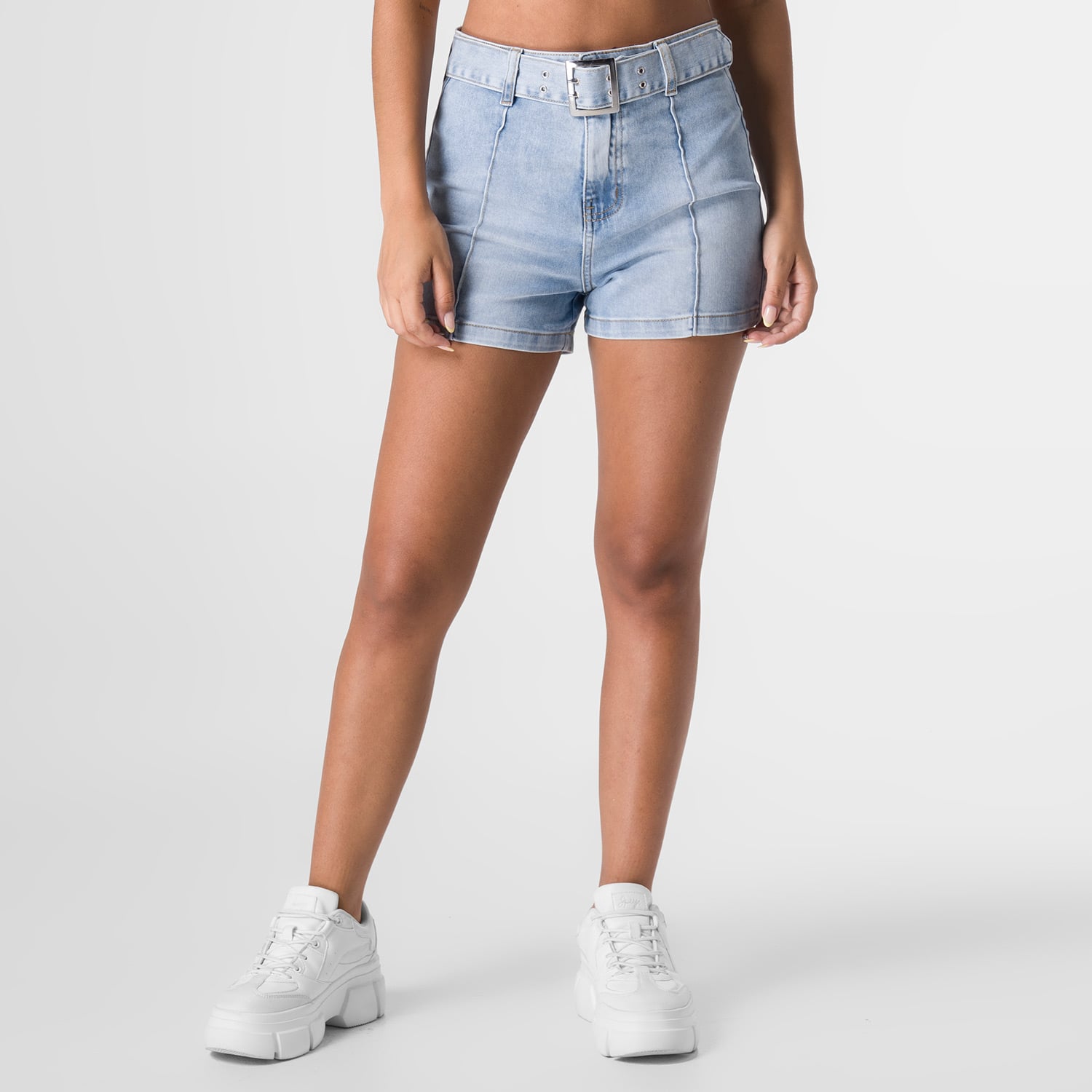 SHORT SARAHY DENIM STRETCH MUJER - 1