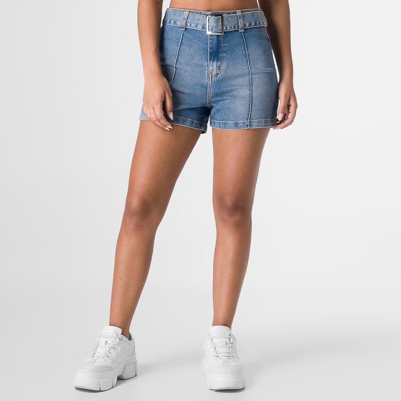 SHORT SARAHY DENIM STRETCH MUJER - 1