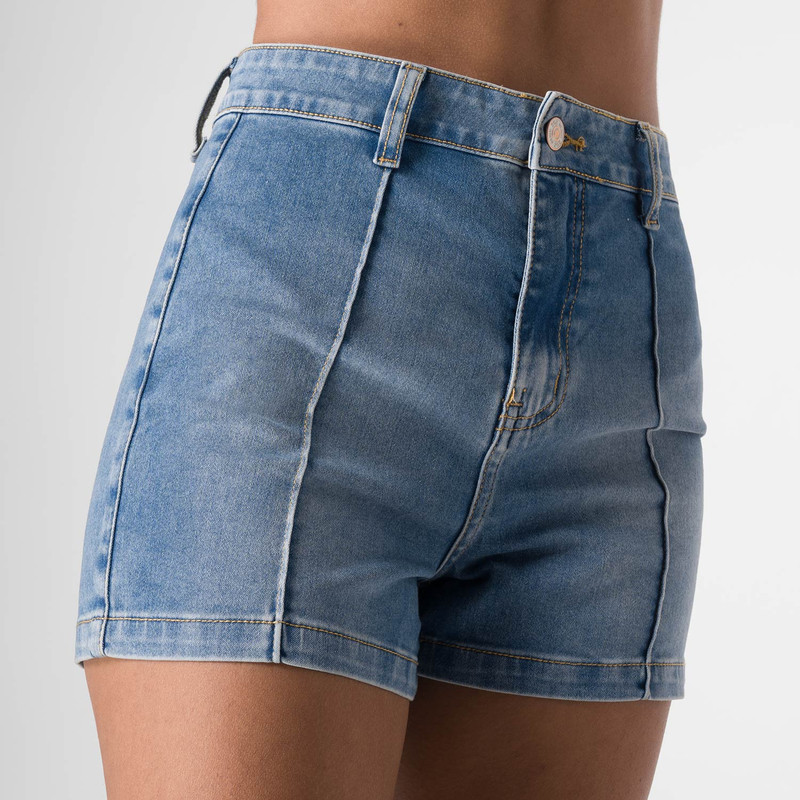 SHORT SARAHY DENIM STRETCH MUJER - 4