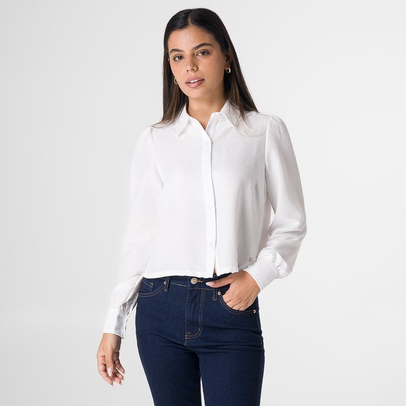 BLUSAS POPELINA MUJER PAVIA - 1