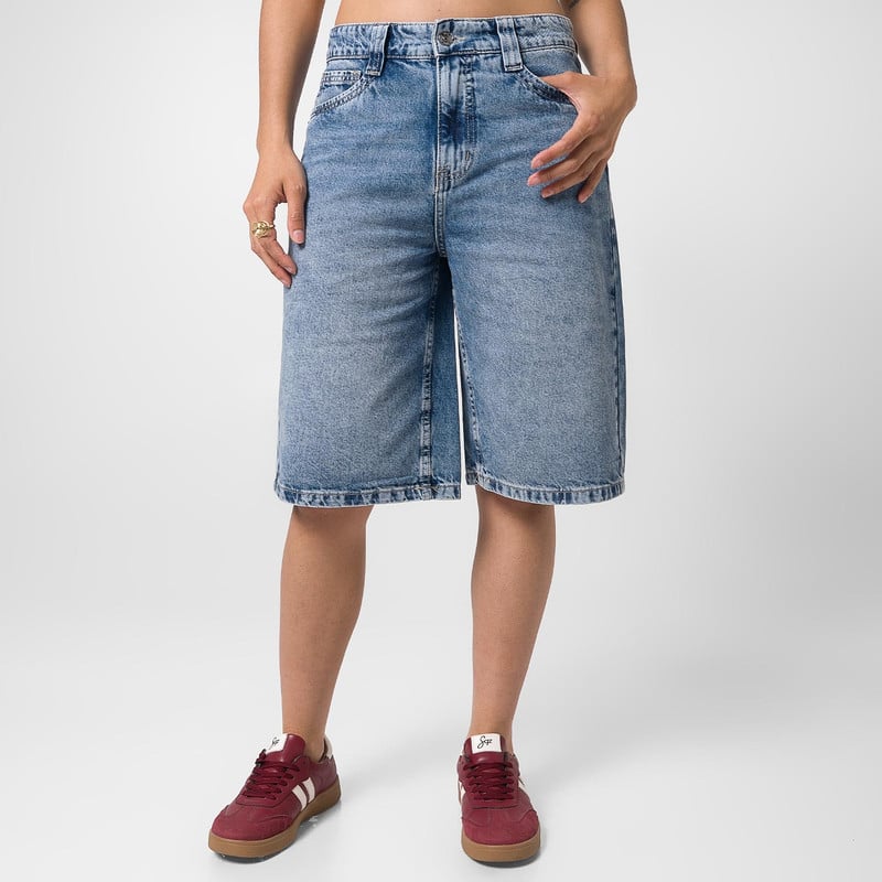 CROPPED JORTS CENYA DENIM MUJER - 1