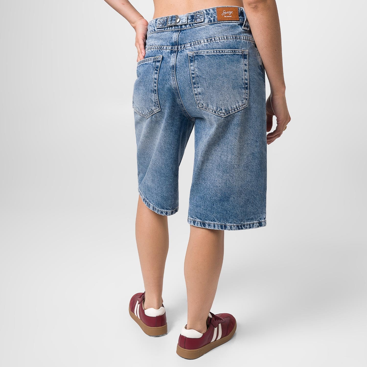 CROPPED JORTS CENYA DENIM MUJER - 2