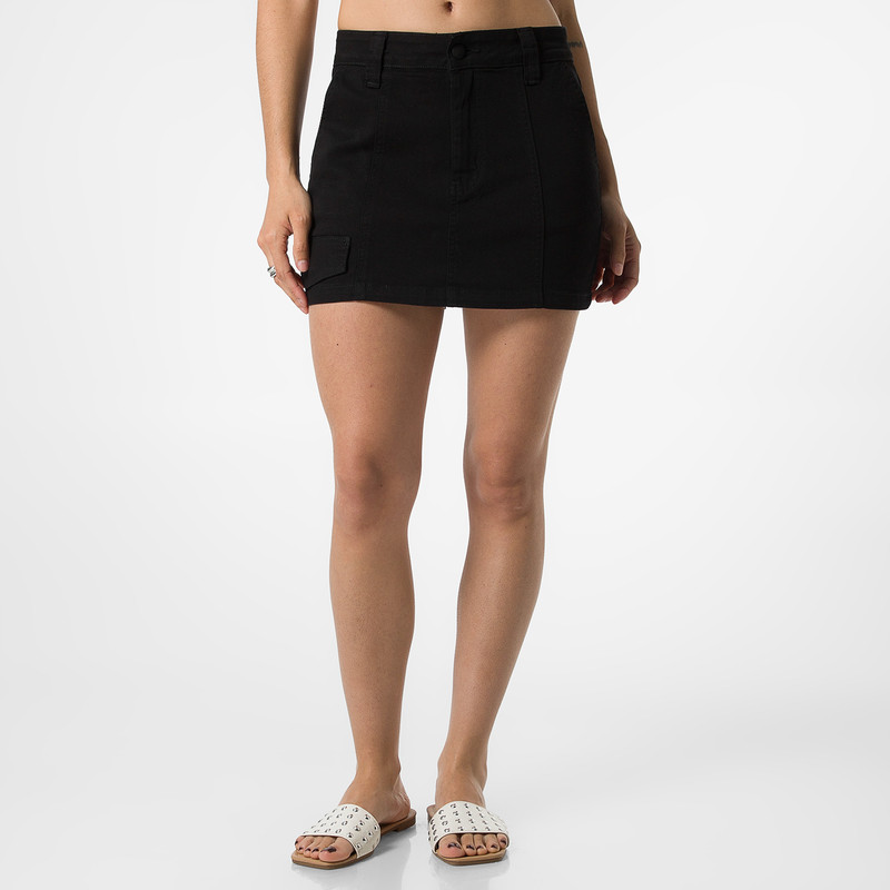 SHORT MINI SHOR SANNIH DRILL STRETCH MUJER - 1