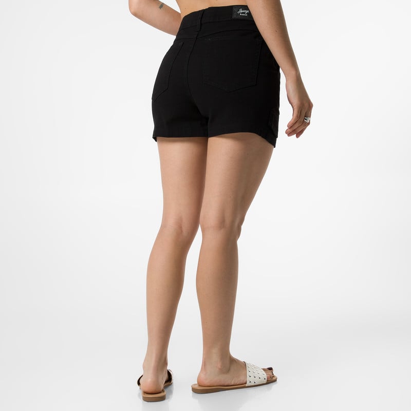 SHORT MINI SHOR SANNIH DRILL STRETCH MUJER - 3