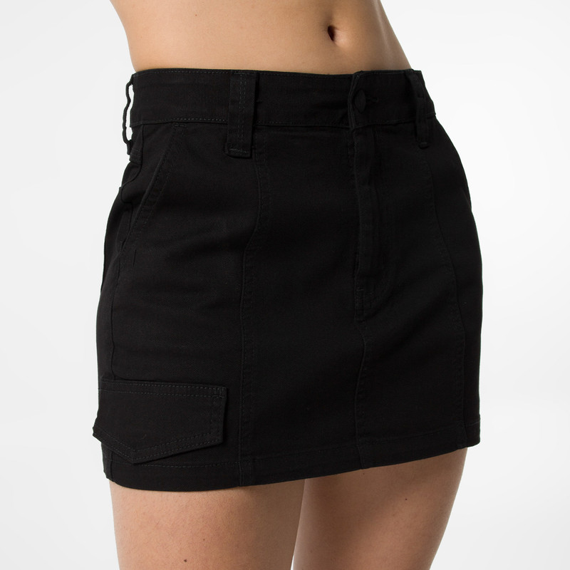 SHORT MINI SHOR SANNIH DRILL STRETCH MUJER - 4