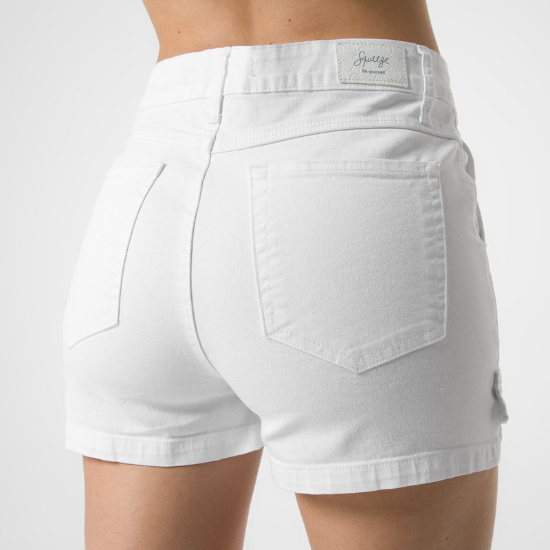 SHORT MINI SHOR SANNIH DRILL STRETCH MUJER - 5
