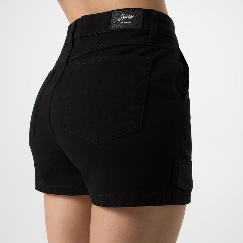 SHORT MINI SHOR SANNIH DRILL STRETCH MUJER - 5