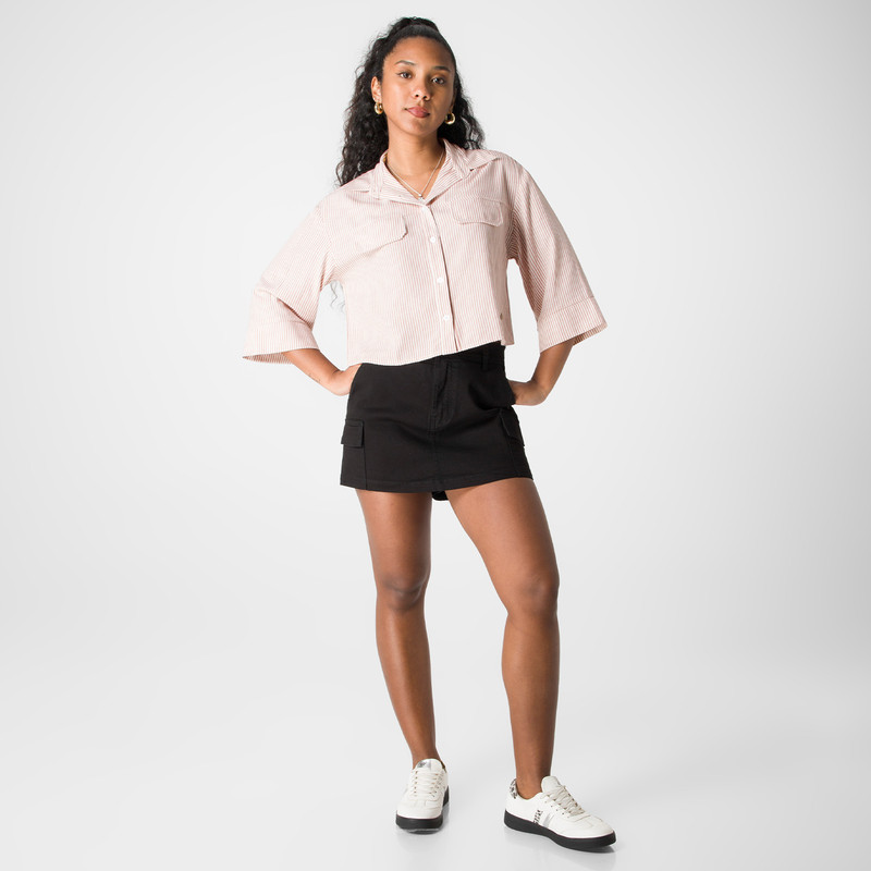 SHORT MINI SHOR NORADHI 1 DRILL STRETCH MUJER - 2