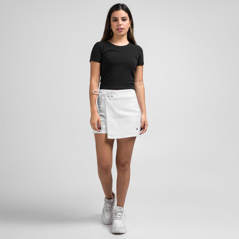 SHORT MINI SHOR NAOMIE DRILL STRETCH MUJER - 2