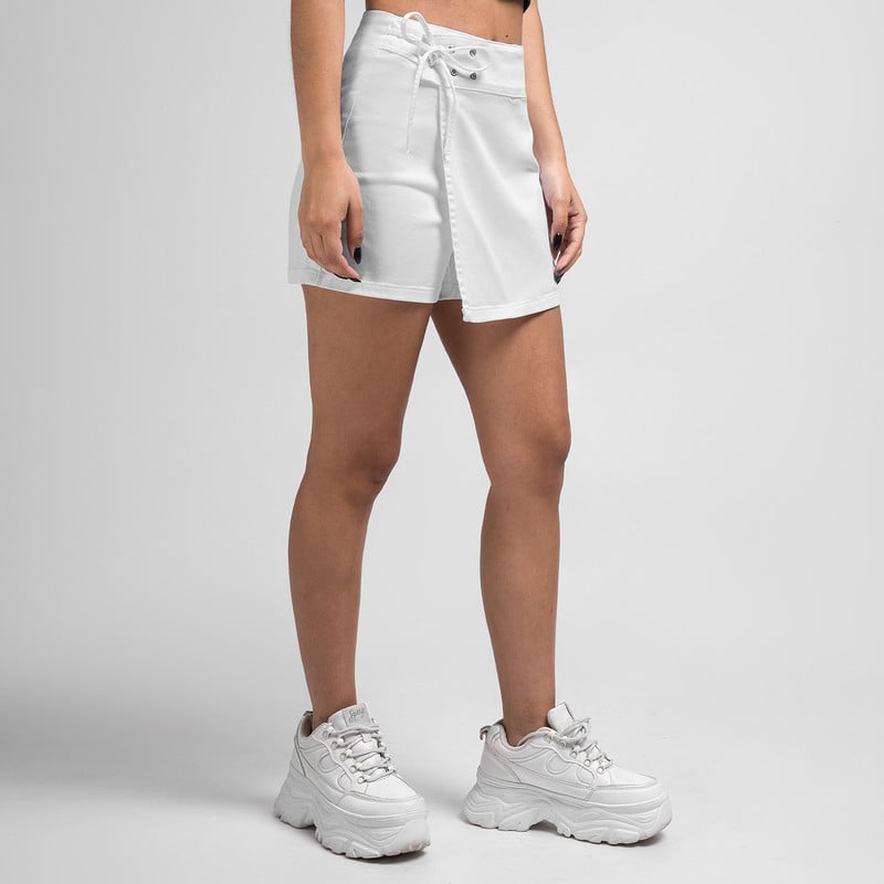 SHORT MINI SHOR NAOMIE DRILL STRETCH MUJER - 3