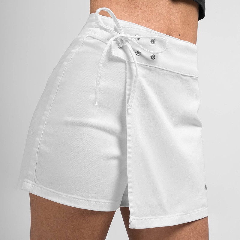 SHORT MINI SHOR NAOMIE DRILL STRETCH MUJER - 5
