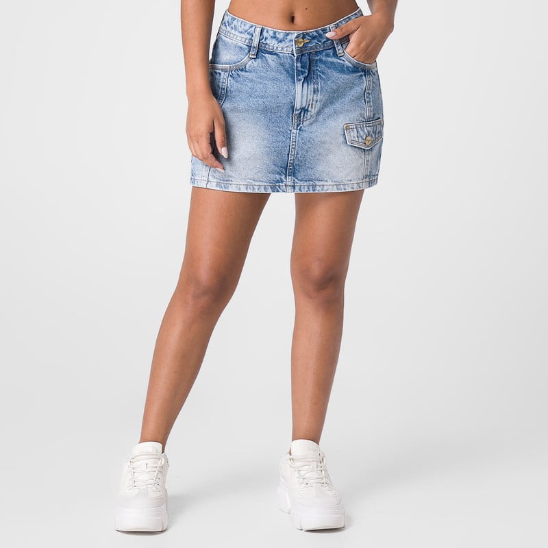 SHORT MINI SHOR YENI DENIM MUJER - 1