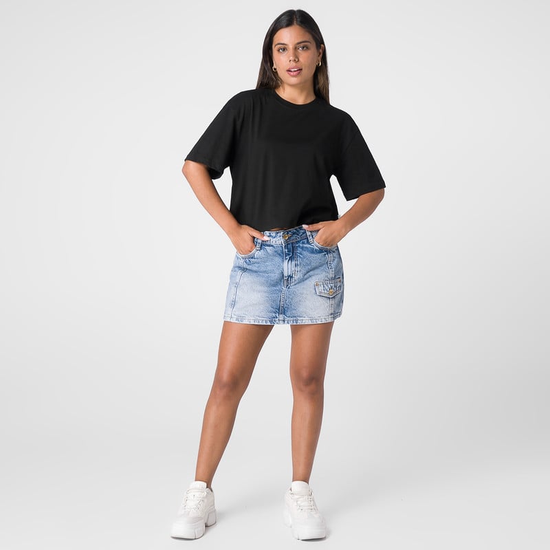 SHORT MINI SHOR YENI DENIM MUJER - 2