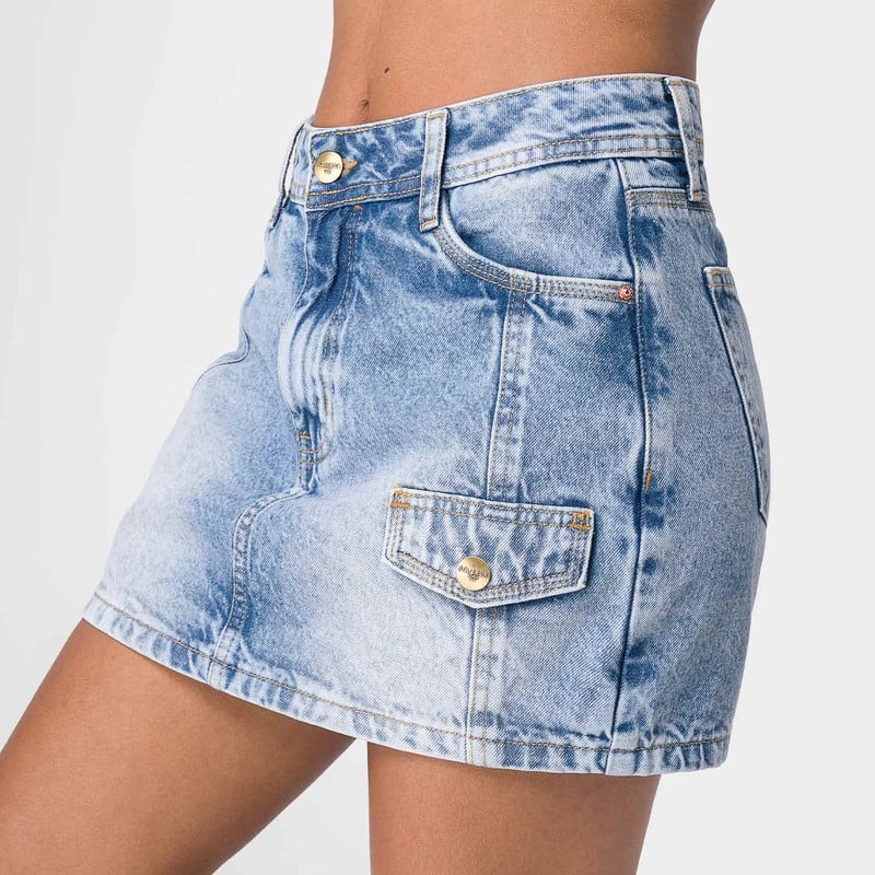 SHORT MINI SHOR YENI DENIM MUJER - 5