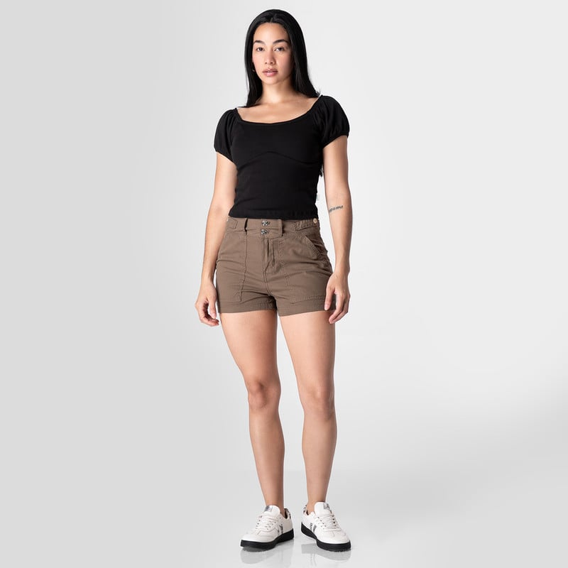 SHORT SILTY 1 TAFETA MUJER - 2