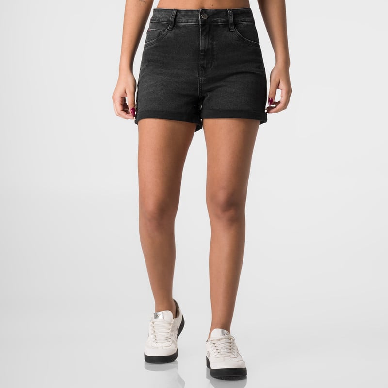 SHORT HOLISA DENIM STRETCH MUJER - 1
