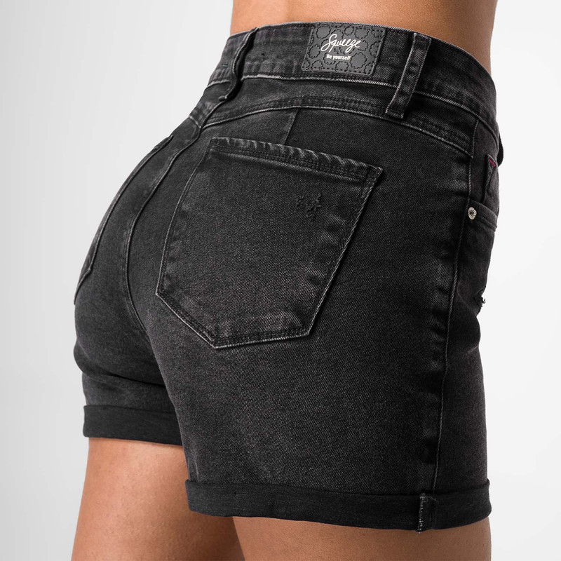 SHORT HOLISA DENIM STRETCH MUJER - 4