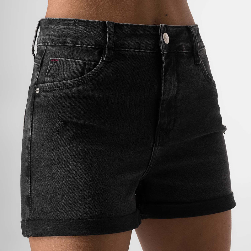 SHORT HOLISA DENIM STRETCH MUJER - 5