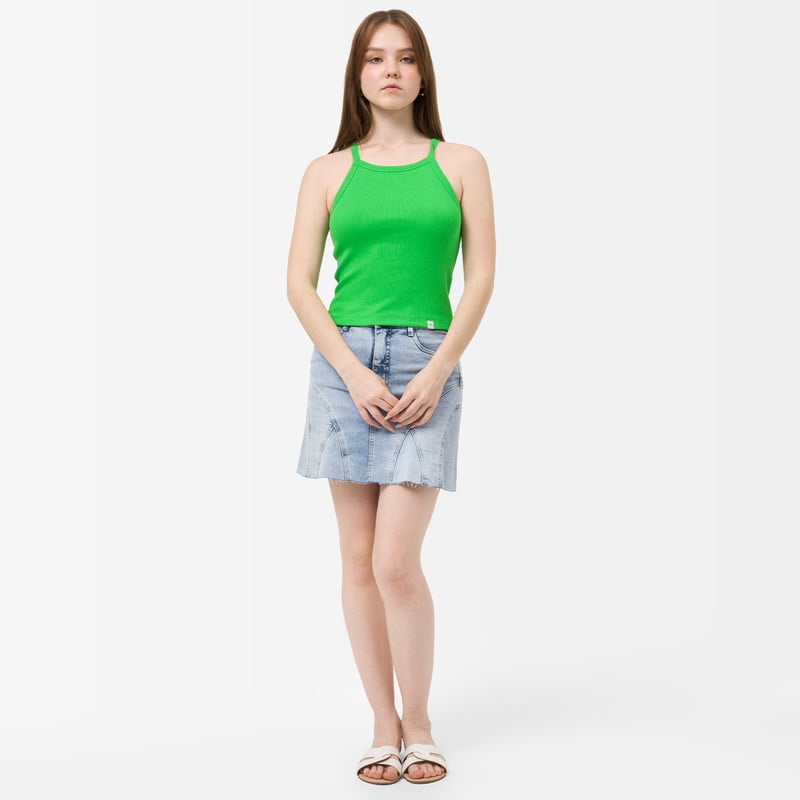 FALDA 3/4 EVAIT DENIM STRETCH MUJER - 2