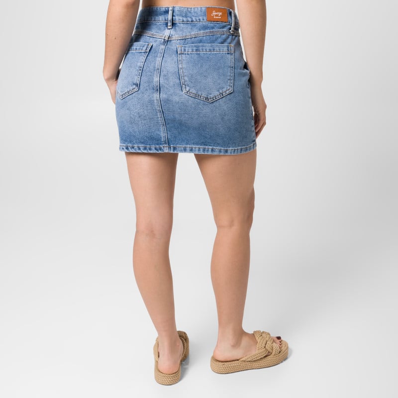 FALDA 3/4 VALEXY DENIM MUJER - 3