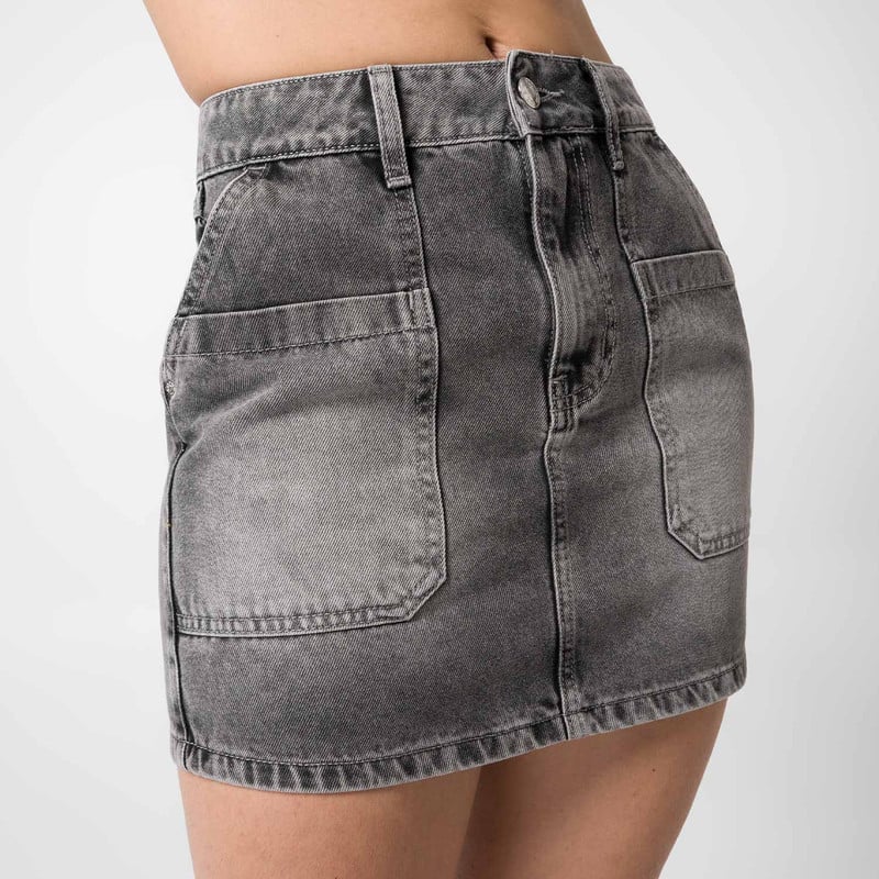 FALDA 3/4 VALEXY DENIM MUJER - 4