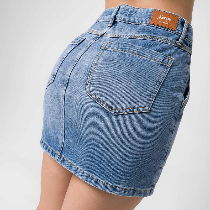 FALDA 3/4 VALEXY DENIM MUJER - 5