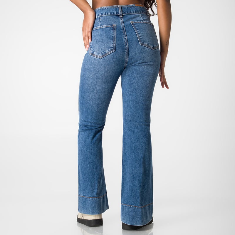 PANTALON MODA ANAILA DENIM STRETCH MUJER - 3