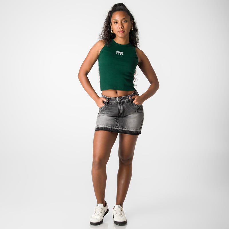 FALDA MINIFALDA ALYCHA DENIM MUJER - 2
