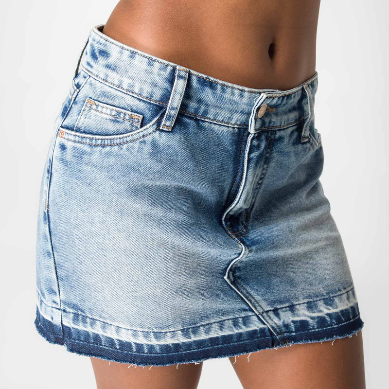 FALDA MINIFALDA ALYCHA DENIM MUJER - 4