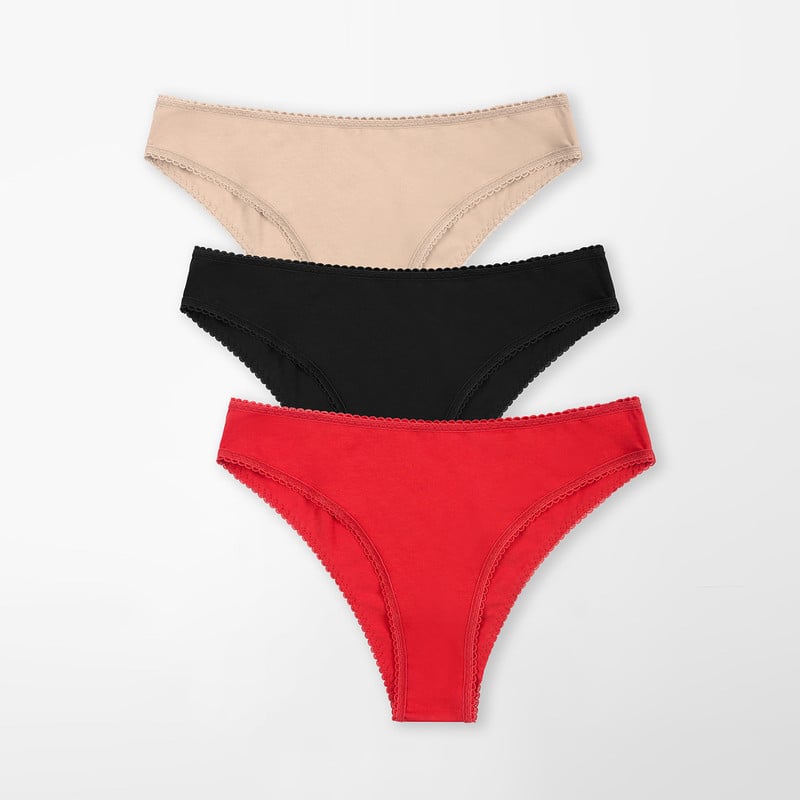 ROPA INTERIOR-DORMIR TRUSAS BRASSIA JERSEY FULL LYCRA MUJER - 1