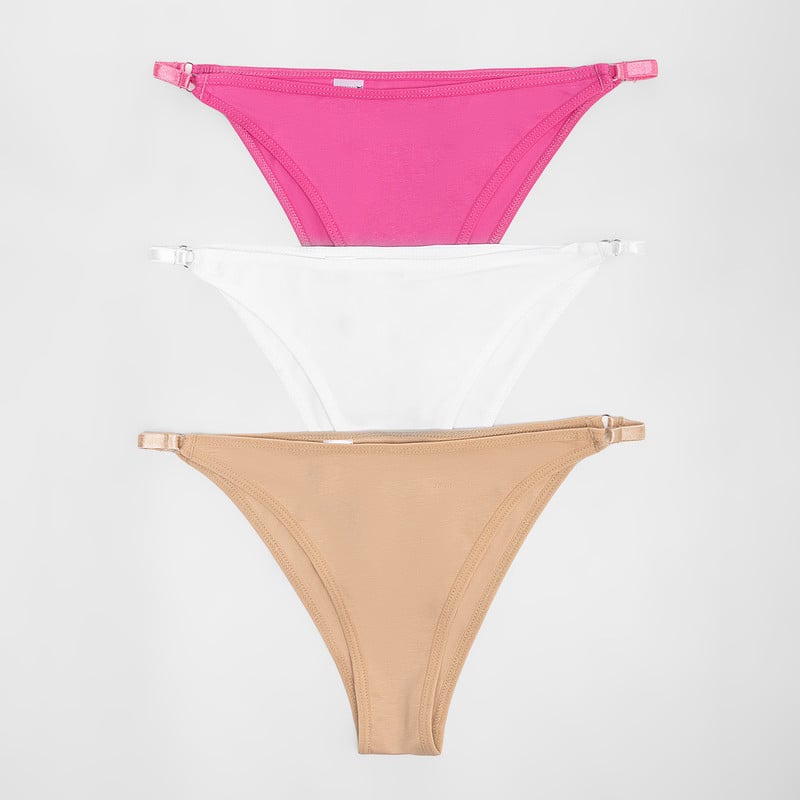 ROPA INTERIOR-DORMIR TRUSAS TAYA JERSEY FULL LYCRA MUJER - 1